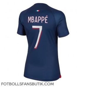 Paris Saint-Germain Kylian Mbappe #7 Replika Hemmatröja Damer 2023-24 Kortärmad